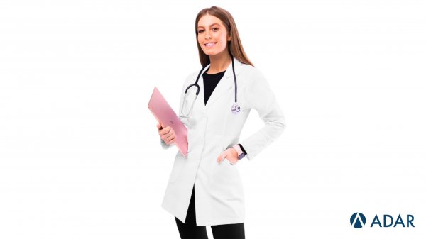 White Lab Coat for Women by Adar Uniforms