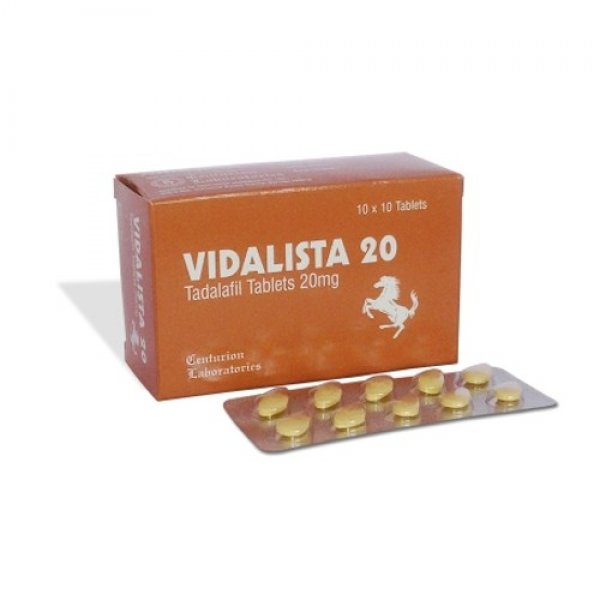 Tadalafil 20mg Tablets | Vidalista 20mg 